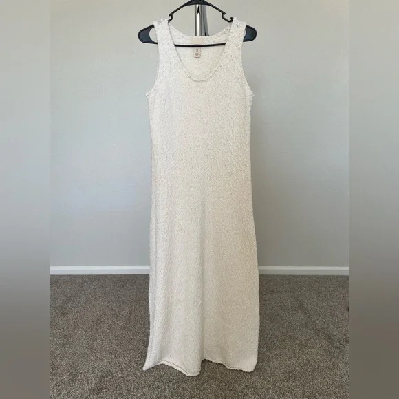 H&M Premium Collection Silk Blend Knitted Sleeveless Maxi Dress Medium - Picture 1 of 7